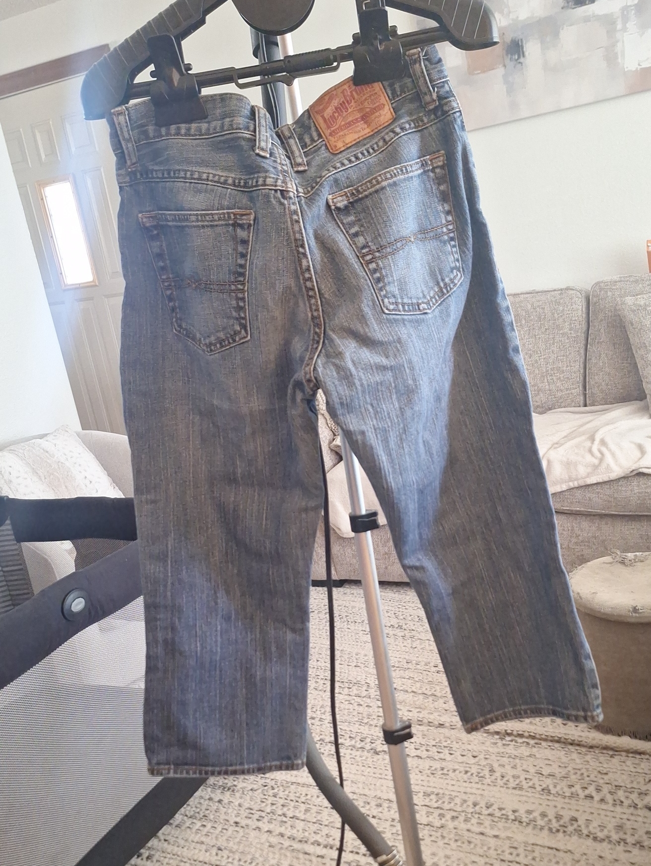 Lucky Brand Relaxed Fit Womens Blue Denim Jeans